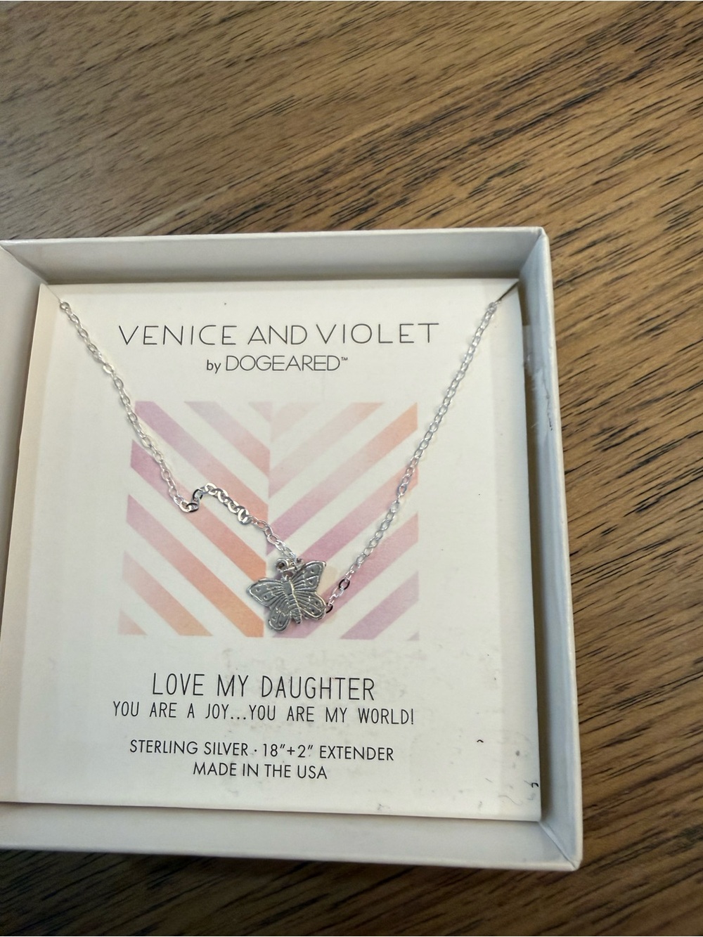 Dogeared Sterling Silver Butterfly Necklace - Silver